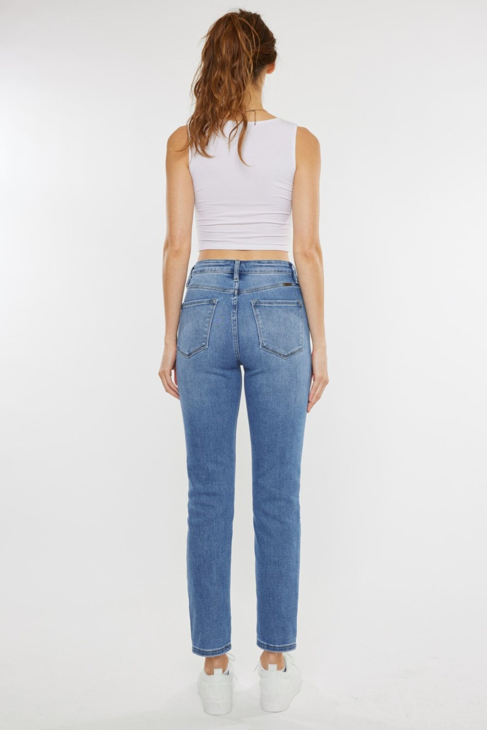 Whiskers High Waist Jeans