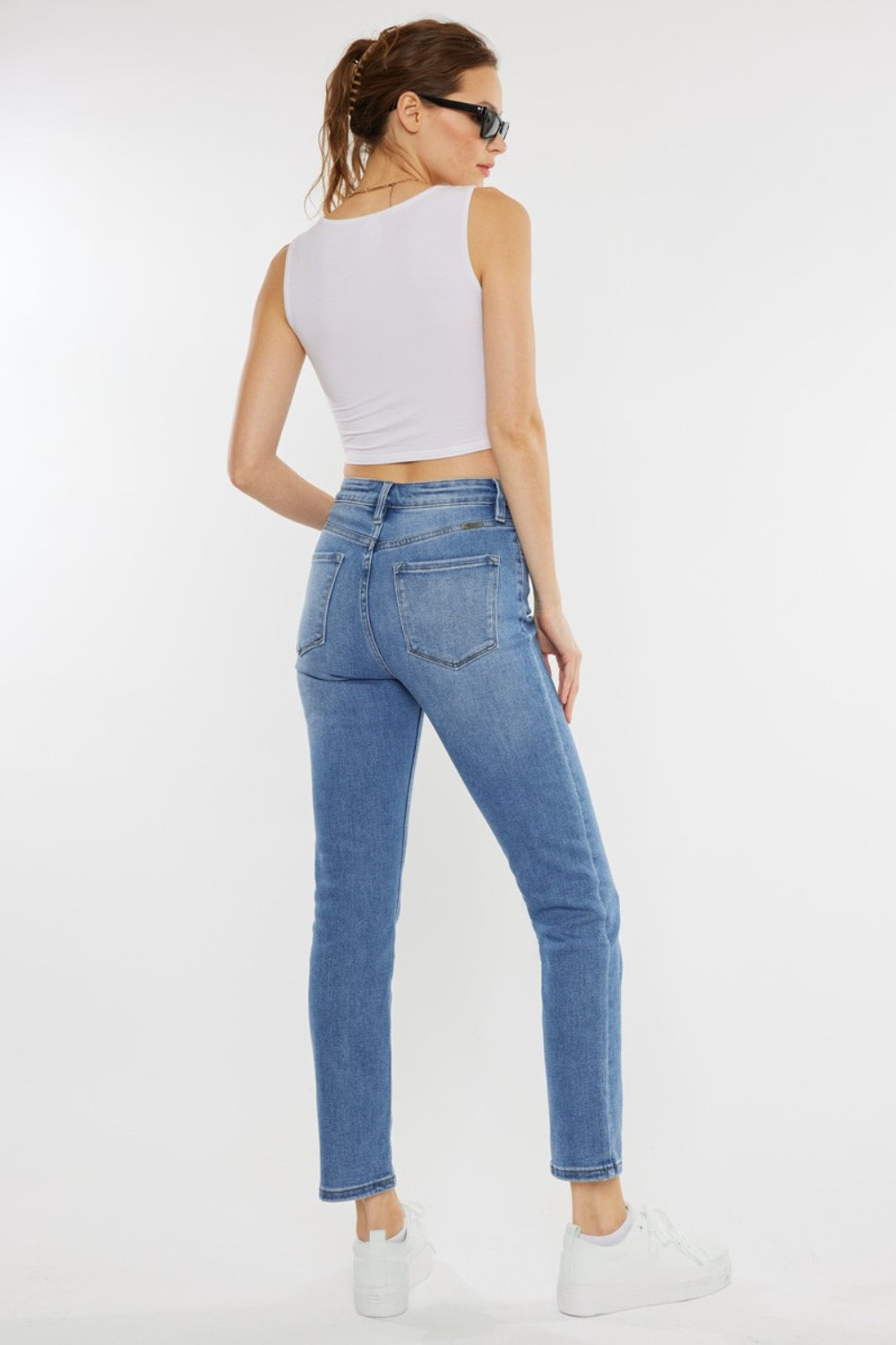 Whiskers High Waist Jeans