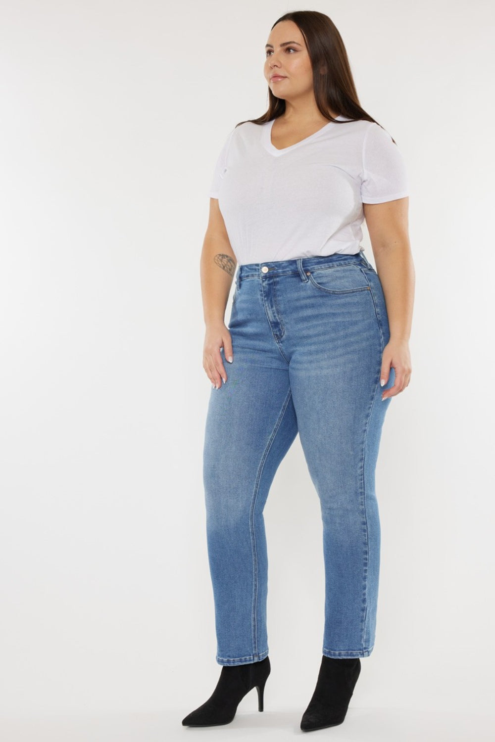 Whiskers High Waist Jeans