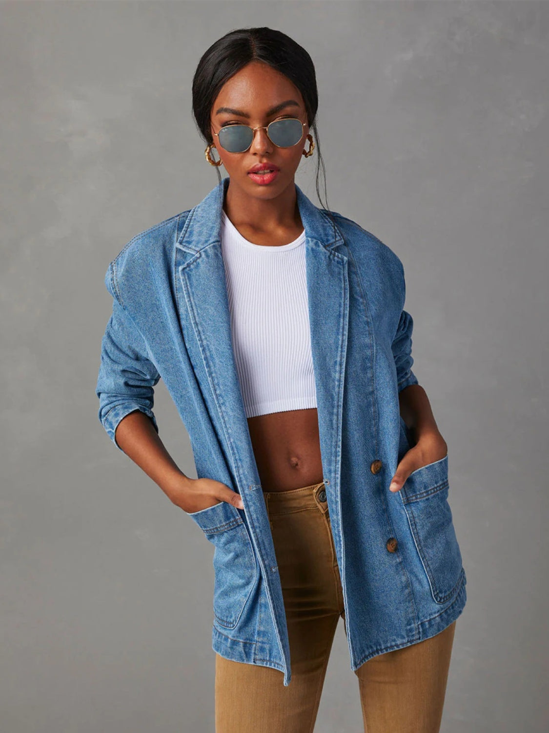 Long Sleeve Denim Jacket