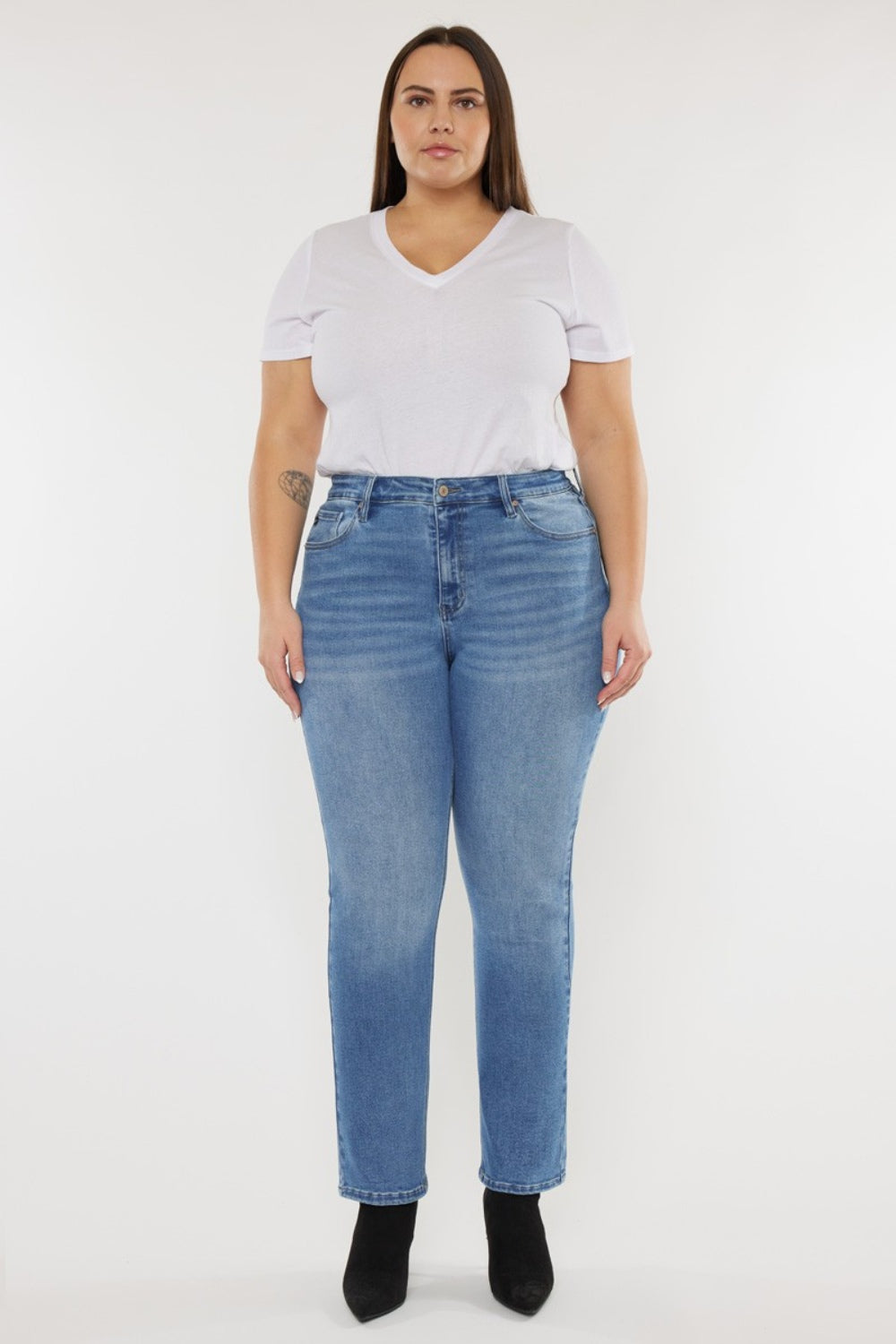 Whiskers High Waist Jeans