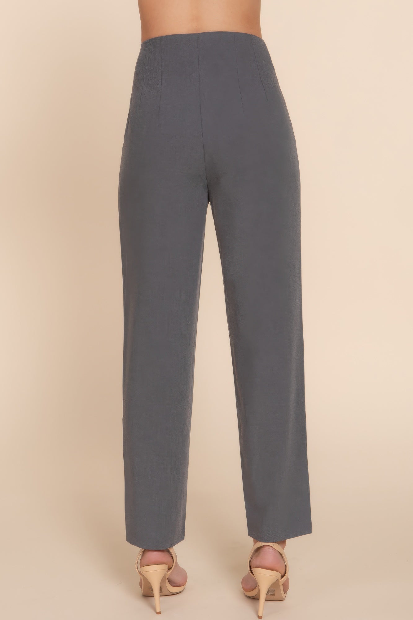 High Waist Pintuck Pants