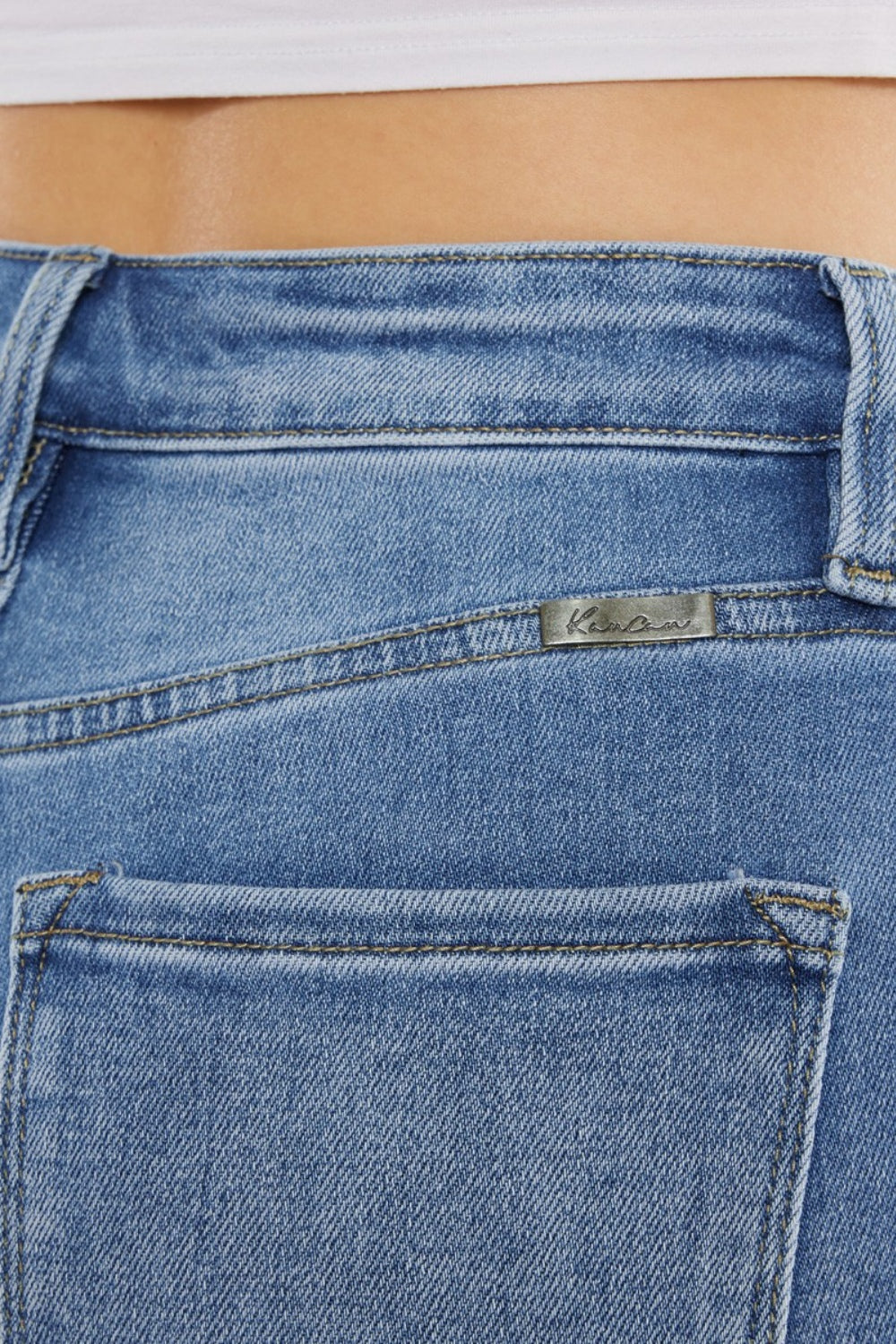 Whiskers High Waist Jeans