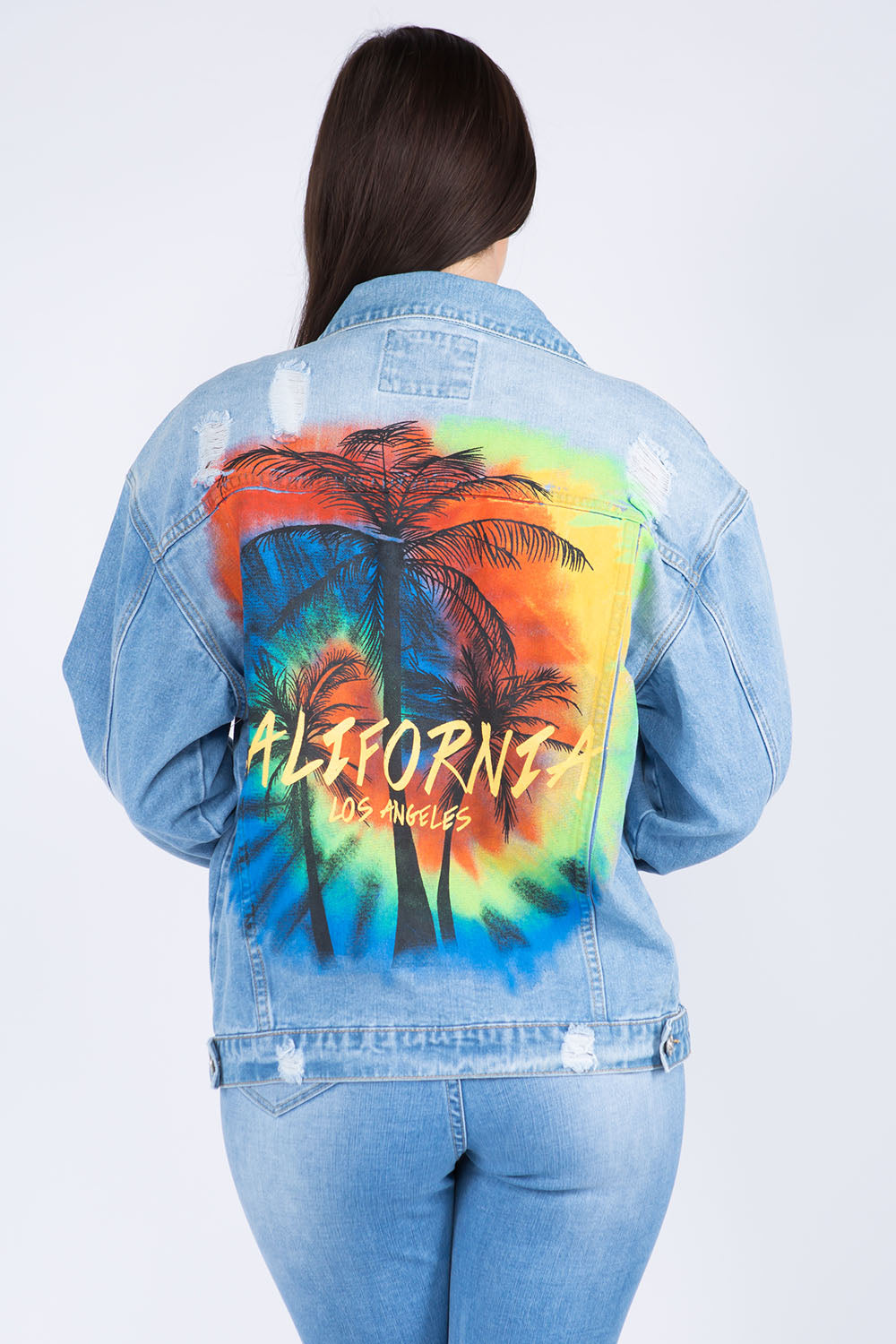 Distressed Denim Jacket